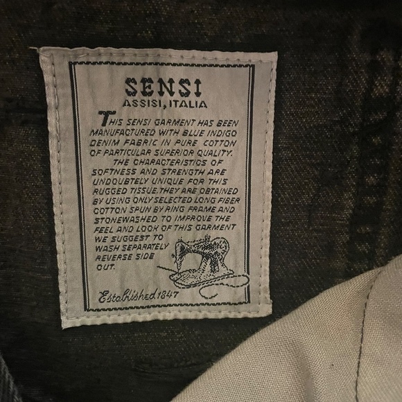 Vintage Sensi From Italia- distressed Denim Bermuda shorts - Picture 3 of 4